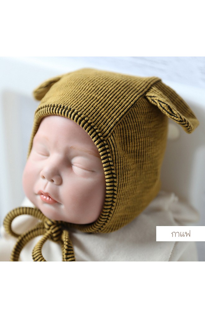 หมวกผูกคางแต่งหูเล็กๆ น่ารัก จาก Angel Neitiri