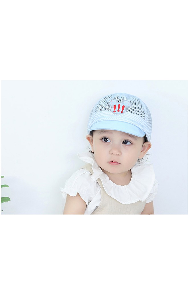 หมวกแก๊ปผ้าตาข่ายแต่งรูปมิกกี้ ใต้ปีกปักอักษร TIANYIBEAR