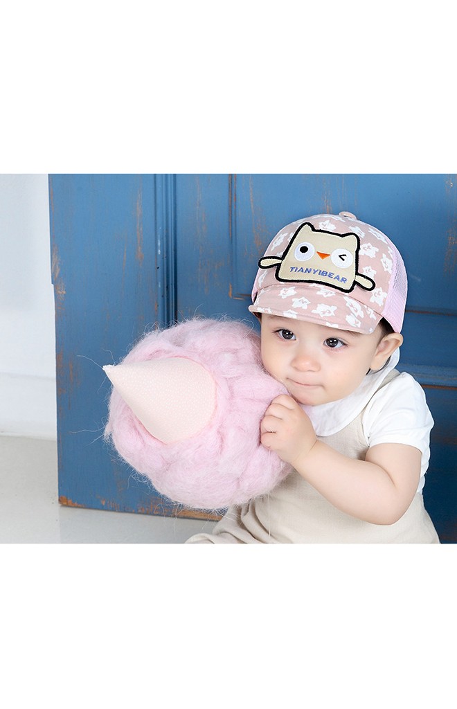 หมวกแก๊ปนกฮูกน้อยด้านหลังผ้าตาข่าย TIANYIBEAR