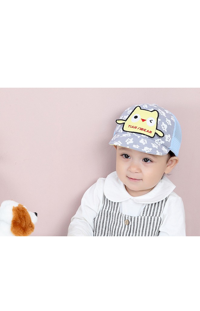 หมวกแก๊ปนกฮูกน้อยด้านหลังผ้าตาข่าย TIANYIBEAR