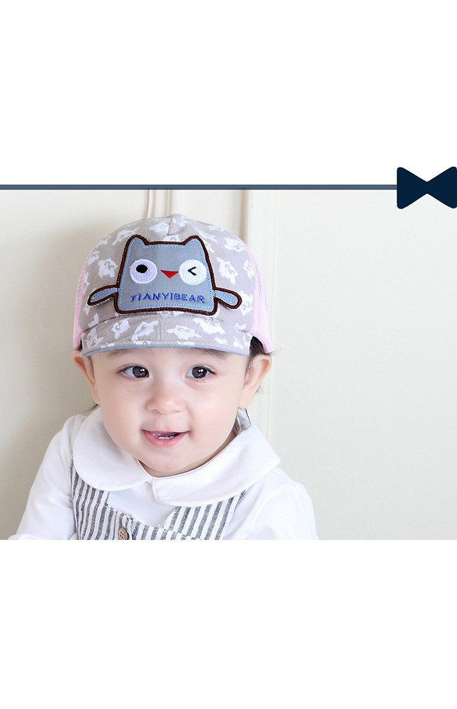 หมวกแก๊ปนกฮูกน้อยด้านหลังผ้าตาข่าย TIANYIBEAR