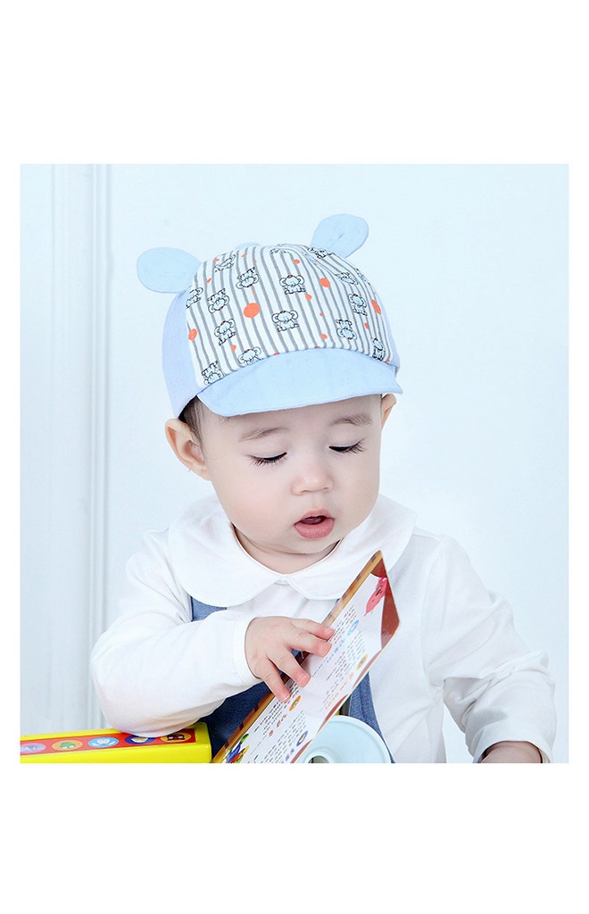 หมวกแก๊ปลายช้าง ใต้ปีกแต่งงวงเล็กๆ TIANYIBEAR