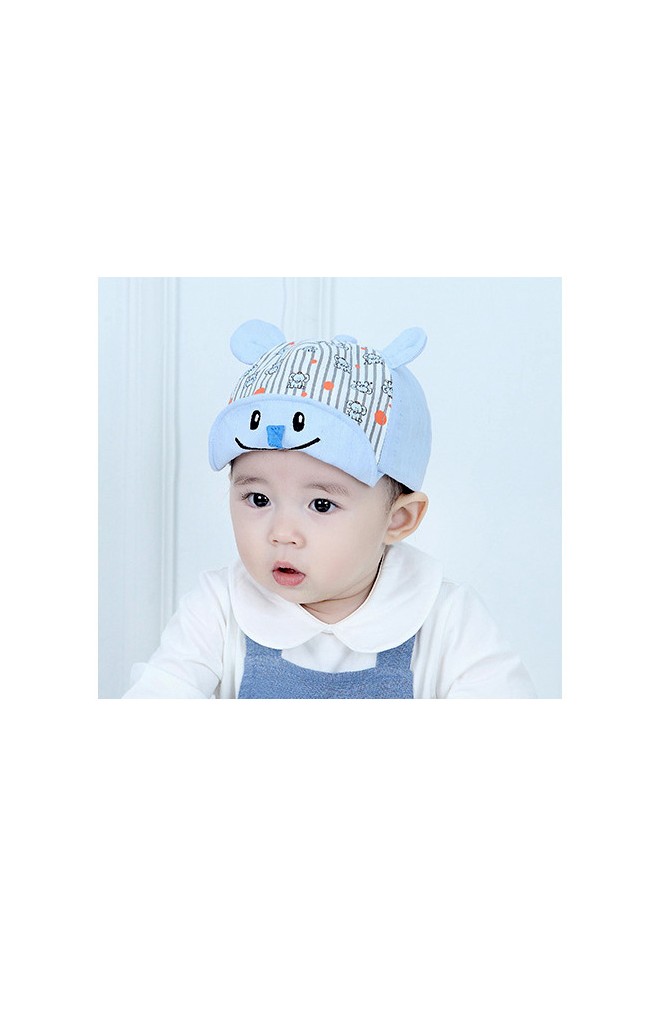 หมวกแก๊ปลายช้าง ใต้ปีกแต่งงวงเล็กๆ TIANYIBEAR