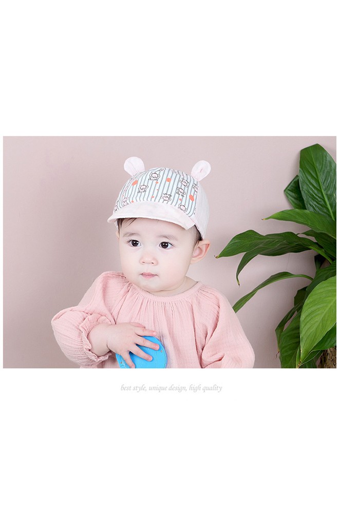 หมวกแก๊ปลายช้าง ใต้ปีกแต่งงวงเล็กๆ TIANYIBEAR