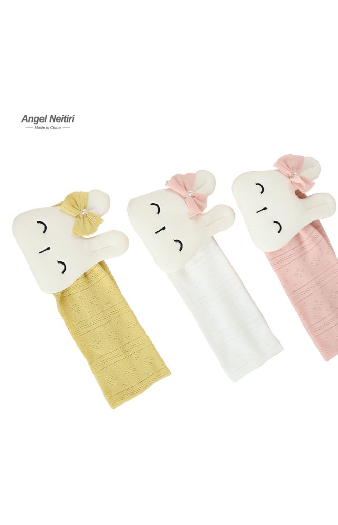 ผ้าคาดผมแต่งตุ๊กตากระต่ายใหญ่ผูกโบว์ Angel Neitiri