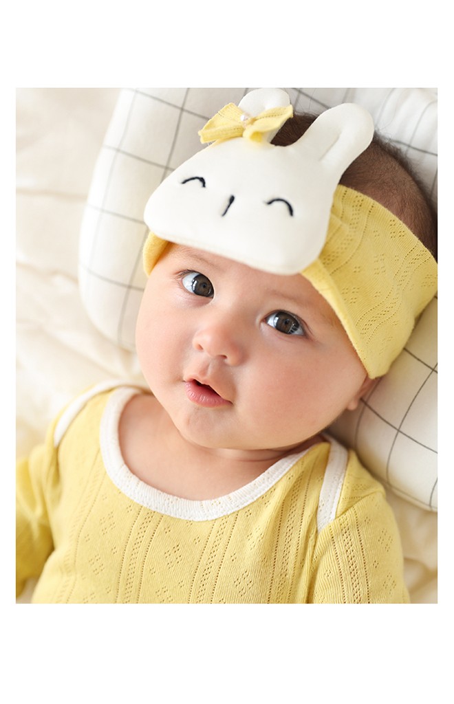 ผ้าคาดผมแต่งตุ๊กตากระต่ายใหญ่ผูกโบว์ Angel Neitiri