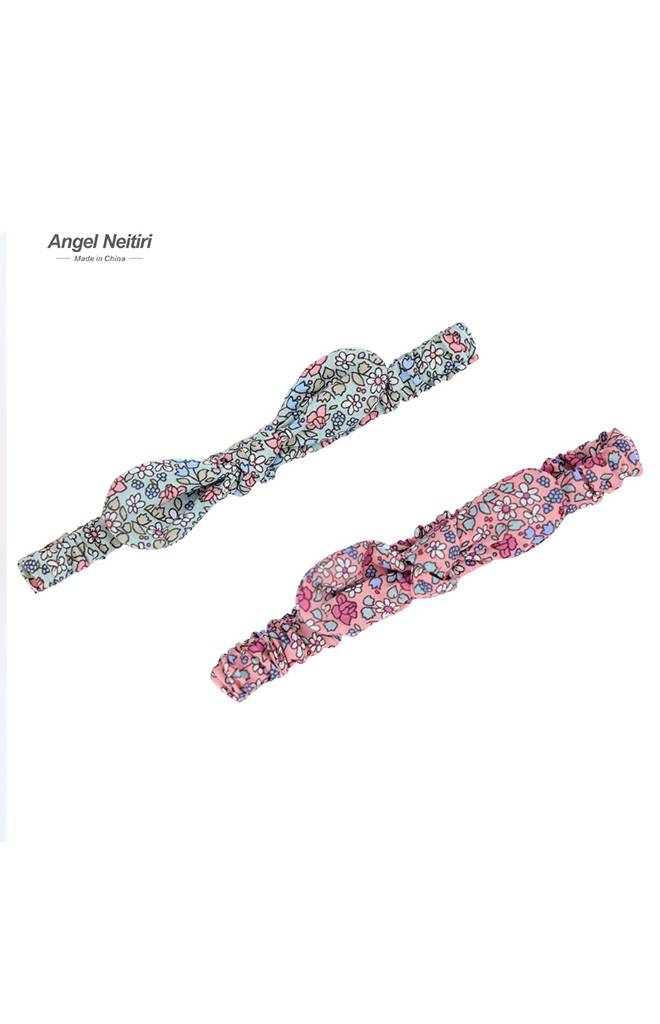 โบว์คาดผมลายดอกไม้น่ารัก Angel Neitiri