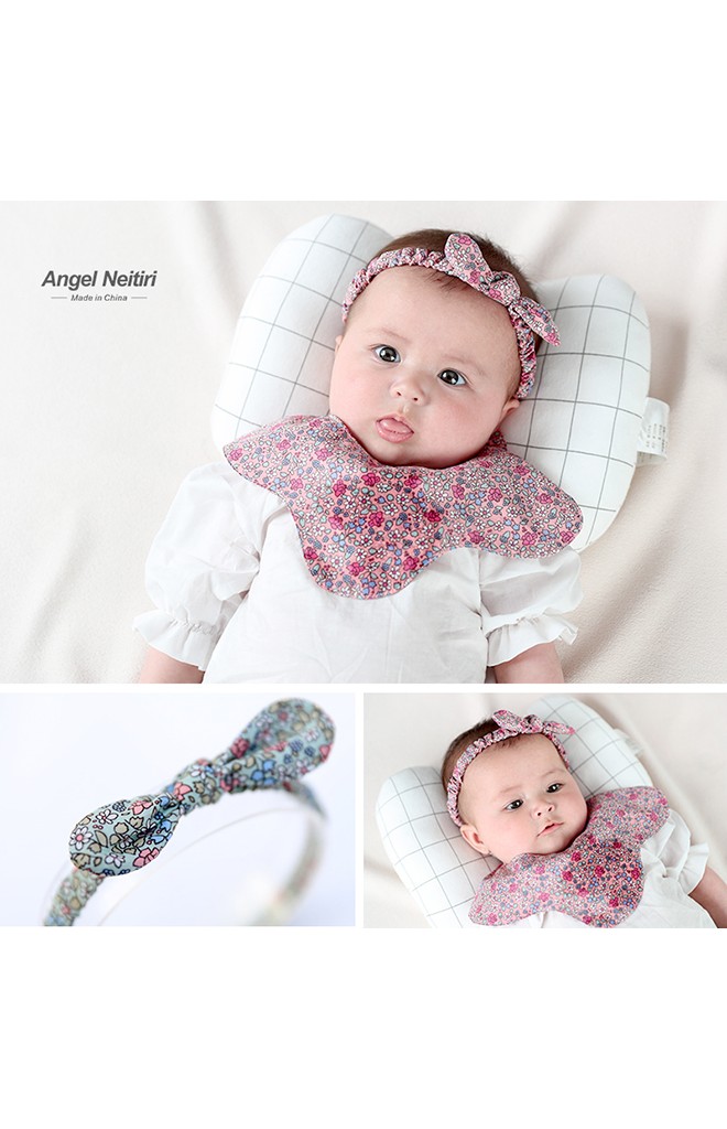 โบว์คาดผมลายดอกไม้น่ารัก Angel Neitiri