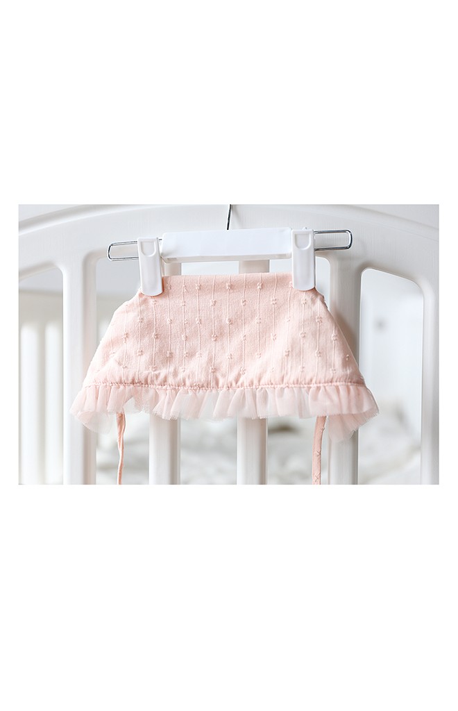 หมวกผูกคางเด็กขอบระบายผ้าโปร่งน่ารัก จาก Angel Neitiri