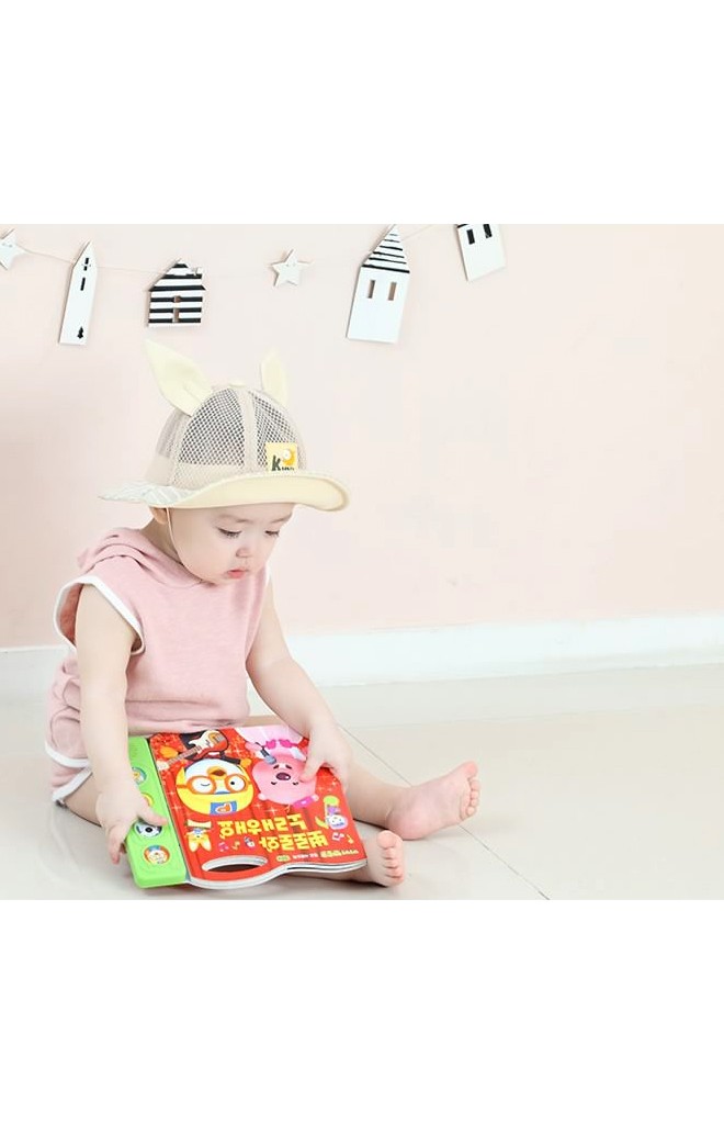 หมวก Bucket แต่งหูกระต่าย ตัวหมวกผ้าตาข่าย จาก KUKUJI