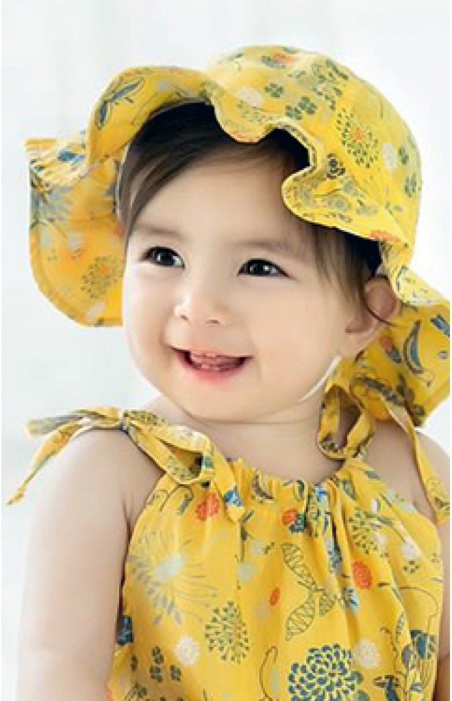 หมวกกันแดดสาวน้อยผ้าฝ้ายลายดอก จาก GZMM หมวกกันแดดสาวน้อยผ้าฝ้ายลายดอก จาก GZMM
