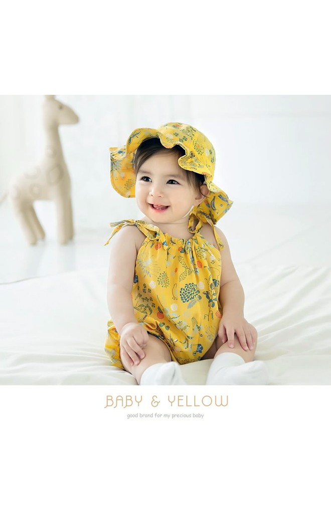 หมวกกันแดดสาวน้อยผ้าฝ้ายลายดอก จาก GZMM