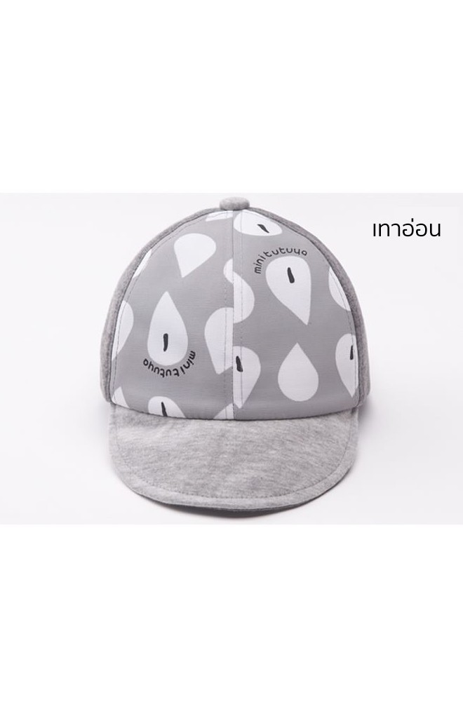 หมวกแก๊ปลายเม็ดฝน ปักอักษร RAIN จาก TUTUYA
