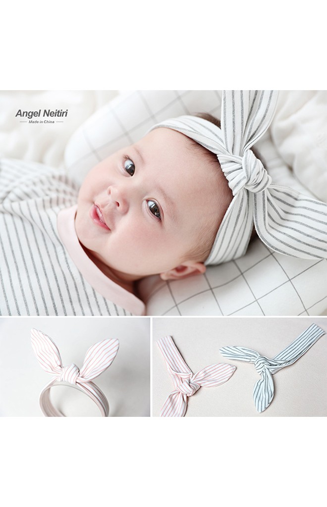 สายคาดผมโบว์กระต่ายลายทาง จาก Angel Neitiri