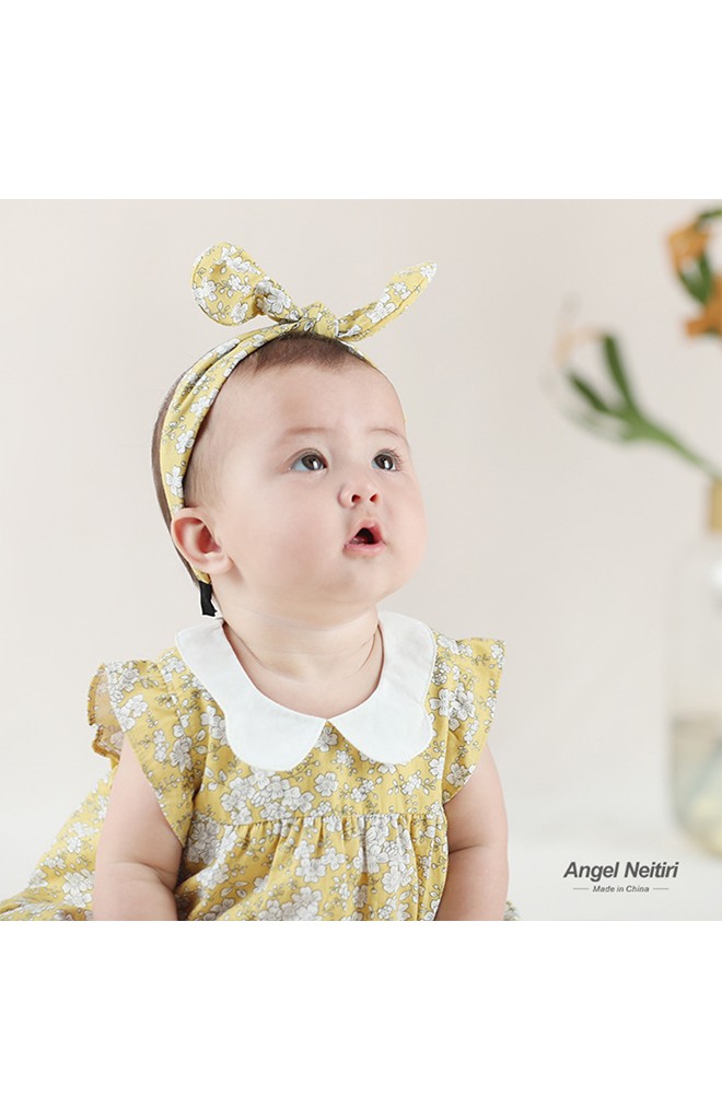 ที่คาดผมหูกระต่ายลายดอกไม้หวาน Angel Neitiri