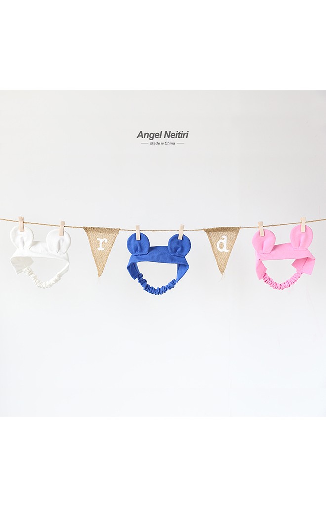 ผ้าคาดผมแต่งหูกลมน่ารัก Angel Neitiri