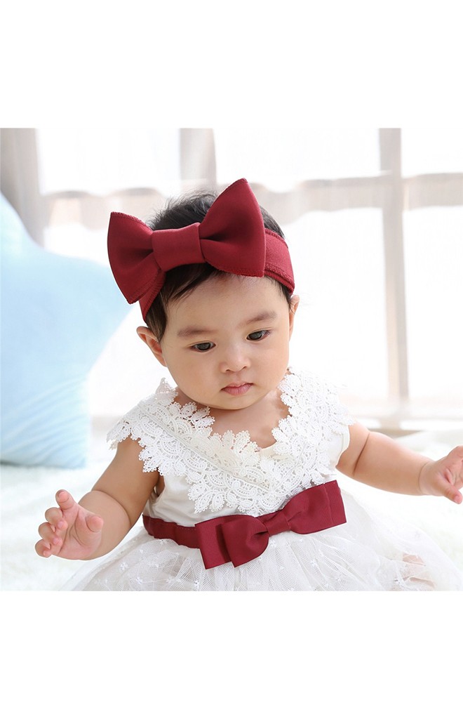สายคาดผมโบว์ สามารถดึงปลายสายปรับได้