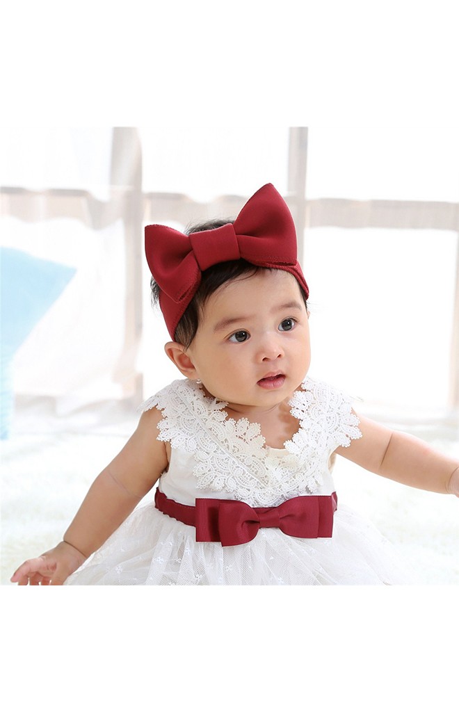 สายคาดผมโบว์ สามารถดึงปลายสายปรับได้
