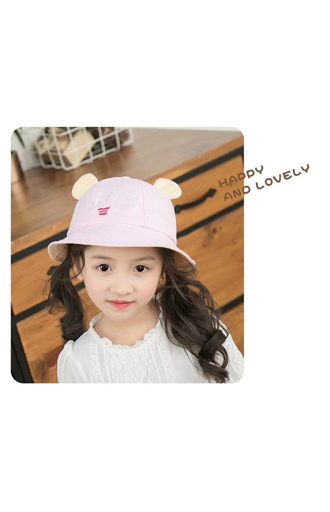 หมวก Bucket ปักหมีน้อยแต่งหูน่ารักๆ จาก KUKUJI