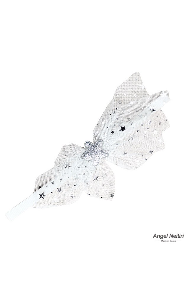สายคาดผมผ้าโปร่งลายดาวน่ารัก Angel Neitiri