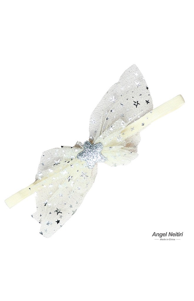 สายคาดผมผ้าโปร่งลายดาวน่ารัก Angel Neitiri