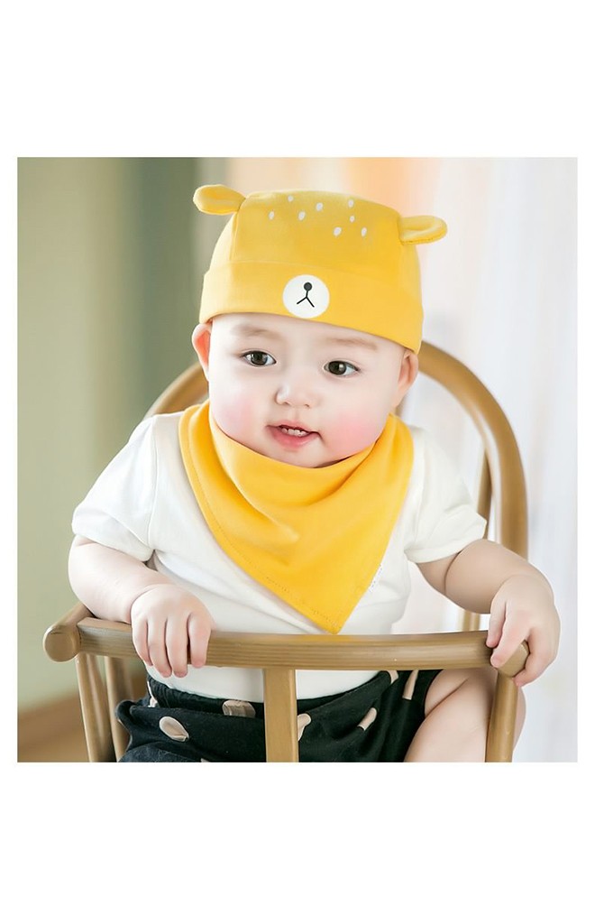 หมวกเด็กโจรสลัดหน้าหมีน้อยน่ารัก GZMM