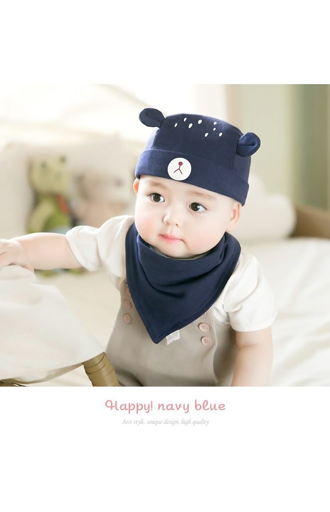 หมวกเด็กโจรสลัดหน้าหมีน้อยน่ารัก GZMM