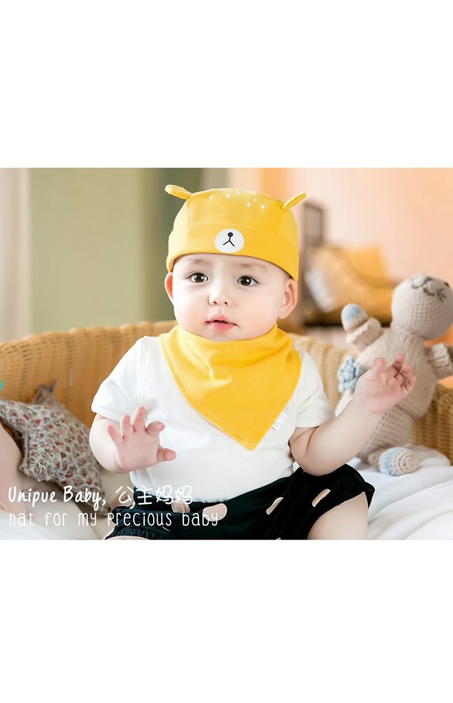 หมวกเด็กโจรสลัดหน้าหมีน้อยน่ารัก GZMM