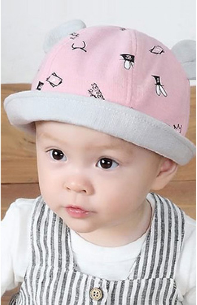 หมวกเด็กแต่งหูลายมงกุฎ หมวกเด็กแต่งหูลายมงกุฎ