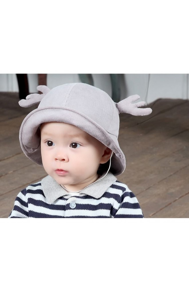หมวกกวางผ้าลูกฟูก หมวกปีกรอบกันแดดน่ารัก