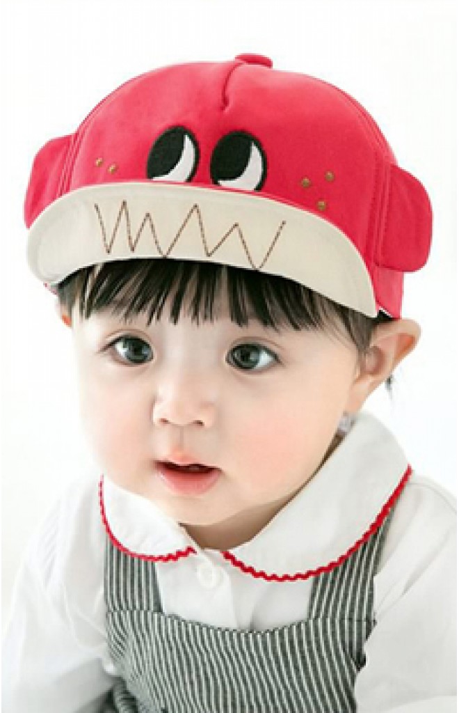 หมวกแก๊ปปักตาโตแต่งหูน่ารัก จาก GZMM หมวกแก๊ปปักตาโตแต่งหูน่ารัก จาก GZMM