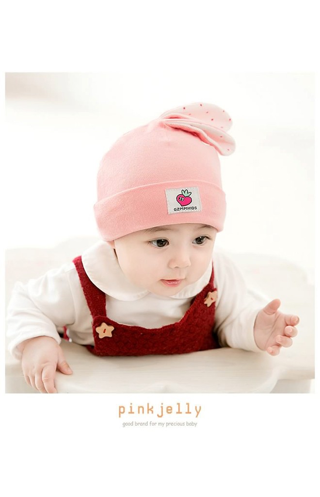 หมวกบีนนี่กระต่ายน้อย หูลายดาว จาก GZMM