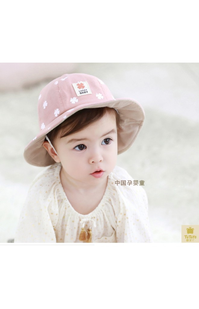 หมวกบักเก็ตสกรีนลายใบไม้ TUTUYA