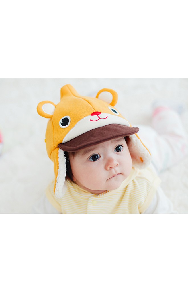 หมวกแก๊ปกันหนาวหน้าสัตว์น้อยน่ารัก koccotree