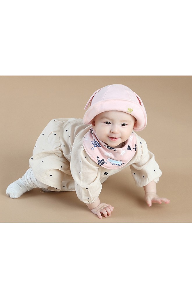หมวกปีกรอบแต่งหู ปัก MiLKY FRiENDS