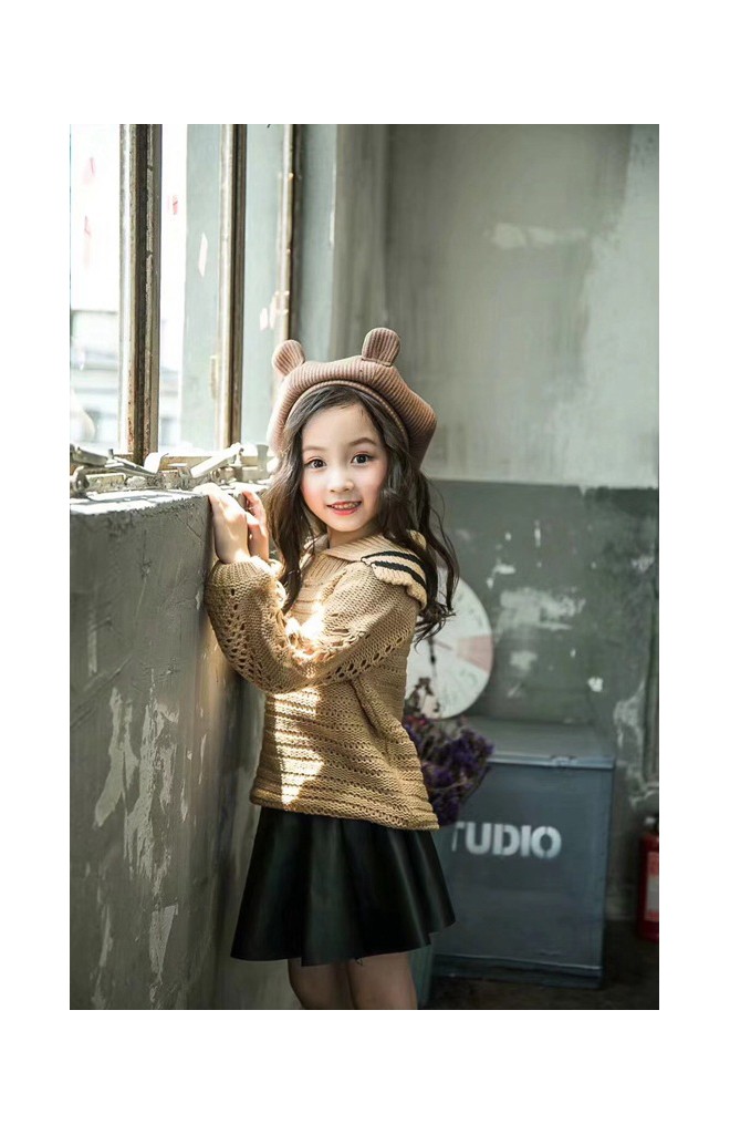 หมวกเบเร่ต์แต่งหูน่ารัก