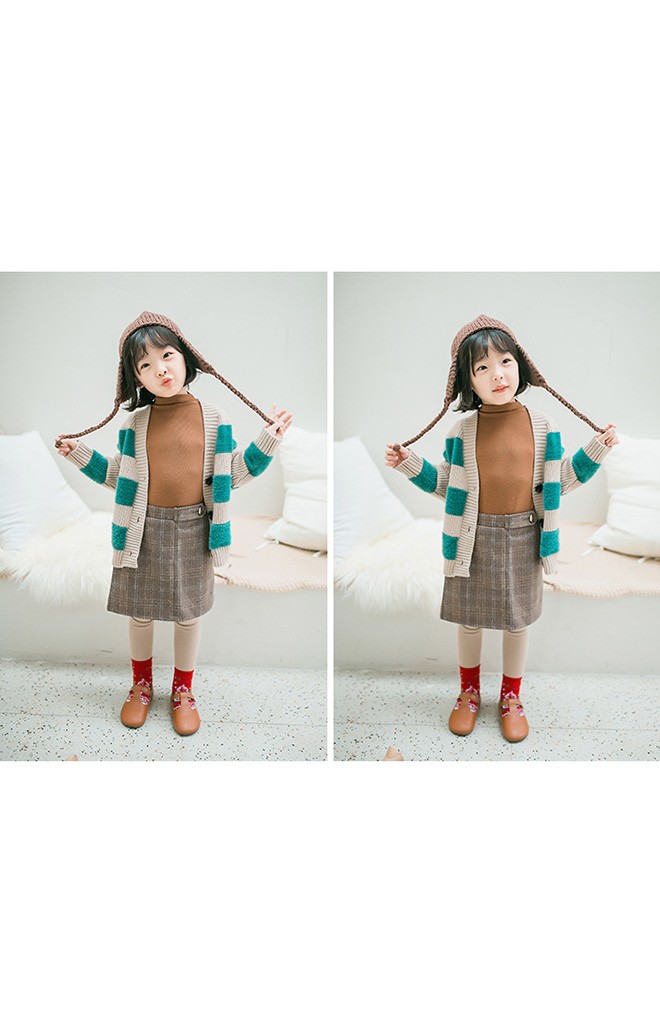 ถุงเท้าเด็กเซ็ตปีใหม่(C027) แบบหนาแพ็ค 3 คู่ สีเขียว แดง และ น้ำเงิน