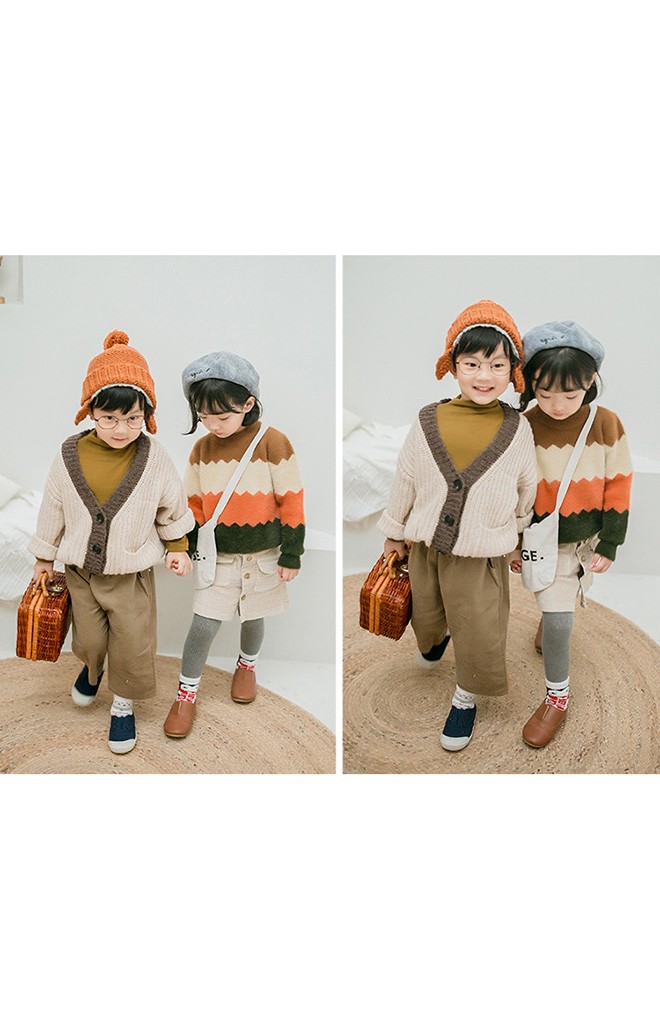 ถุงเท้าเด็กเซ็ตปีใหม่(C029) แบบหนาแพ็ค 3 คู่ โทนแดง-เทา