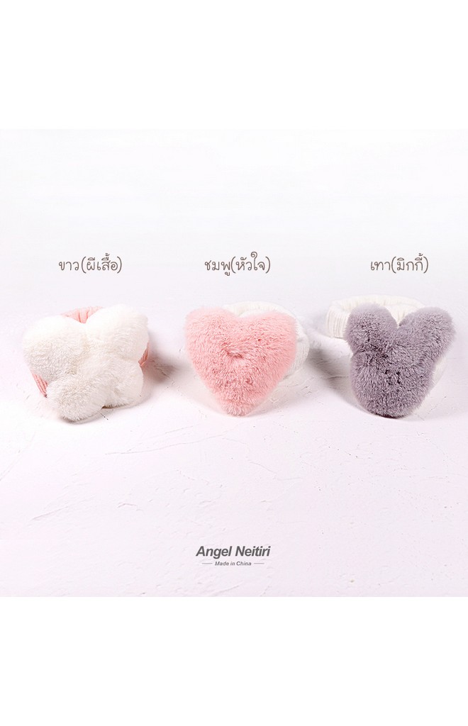 สายคาดผมสาวน้อยแต่งตุ๊กตานูนๆ ฟูนิ่ม Angel Neitiri