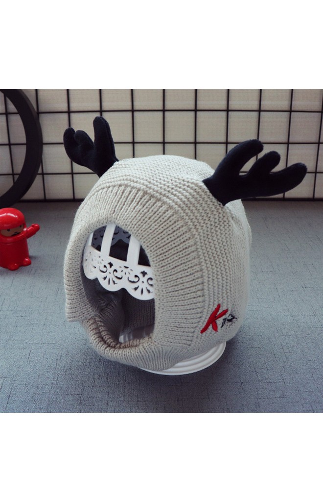 หมวกไหมพรมกวางน้อย จาก KUKUJI