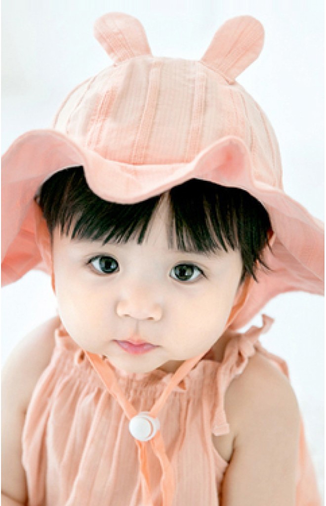 หมวกกันแดดเด็กแต่งหูกระต่าย หมวกกันแดดเด็กแต่งหูกระต่าย