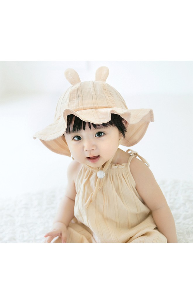 หมวกกันแดดเด็กแต่งหูกระต่าย