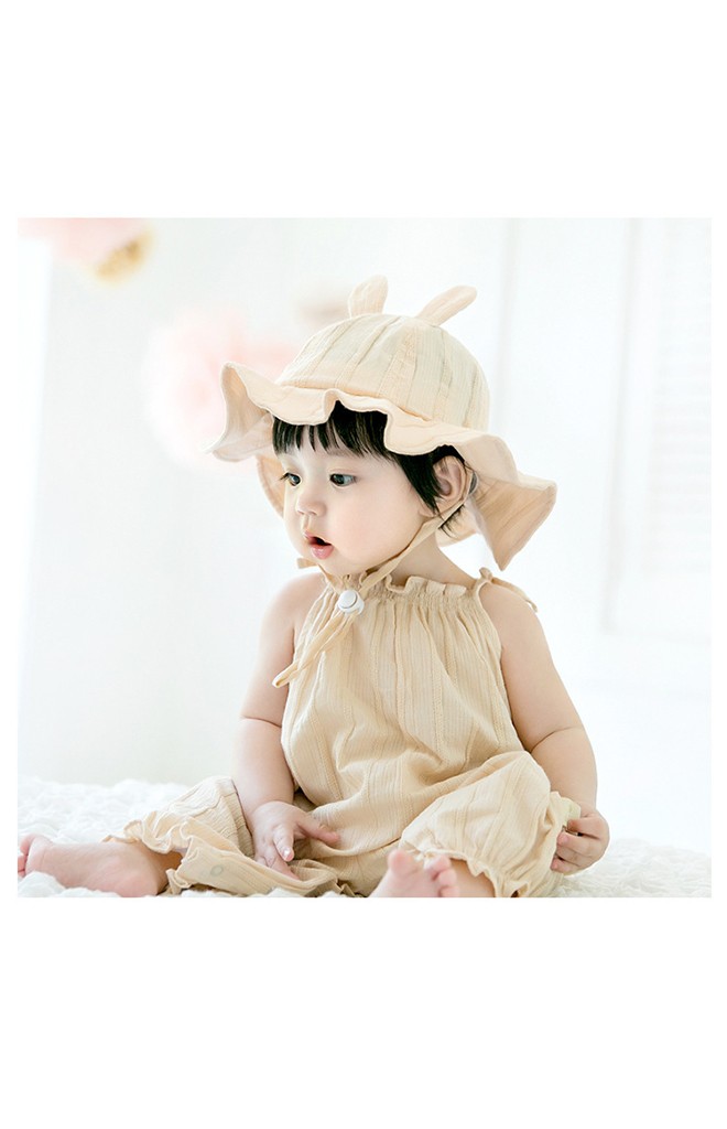หมวกกันแดดเด็กแต่งหูกระต่าย