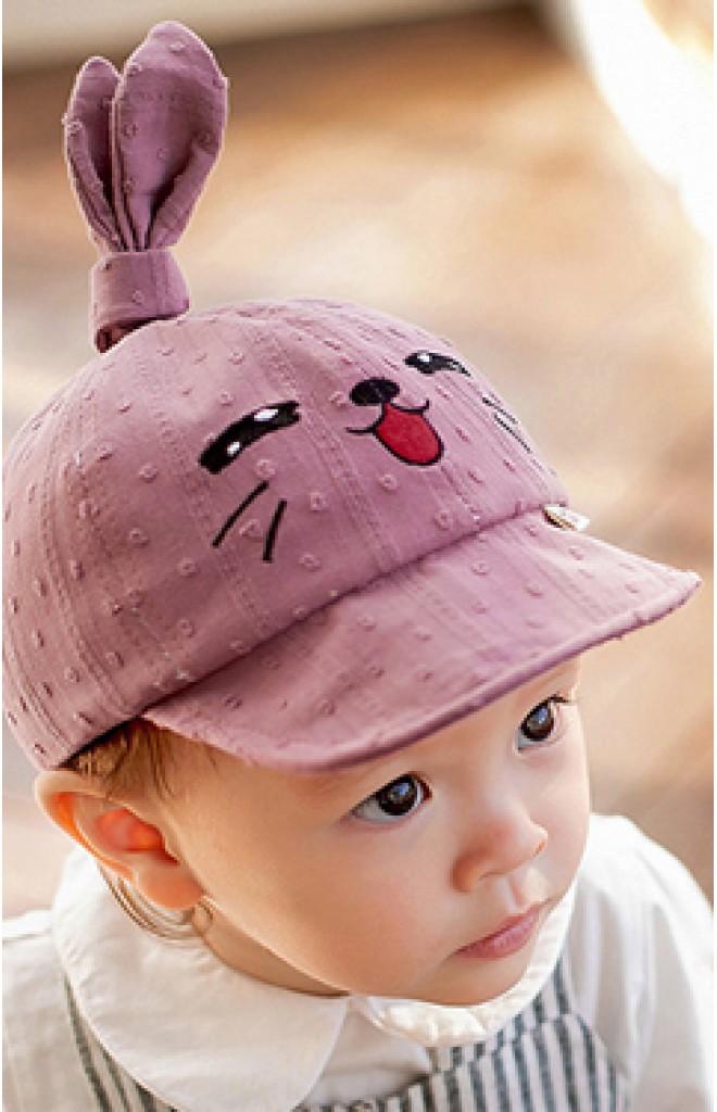 หมวกแก๊ปกระต่ายน้อยหูตั้ง KUKUJI หมวกแก๊ปกระต่ายน้อยหูตั้ง KUKUJI