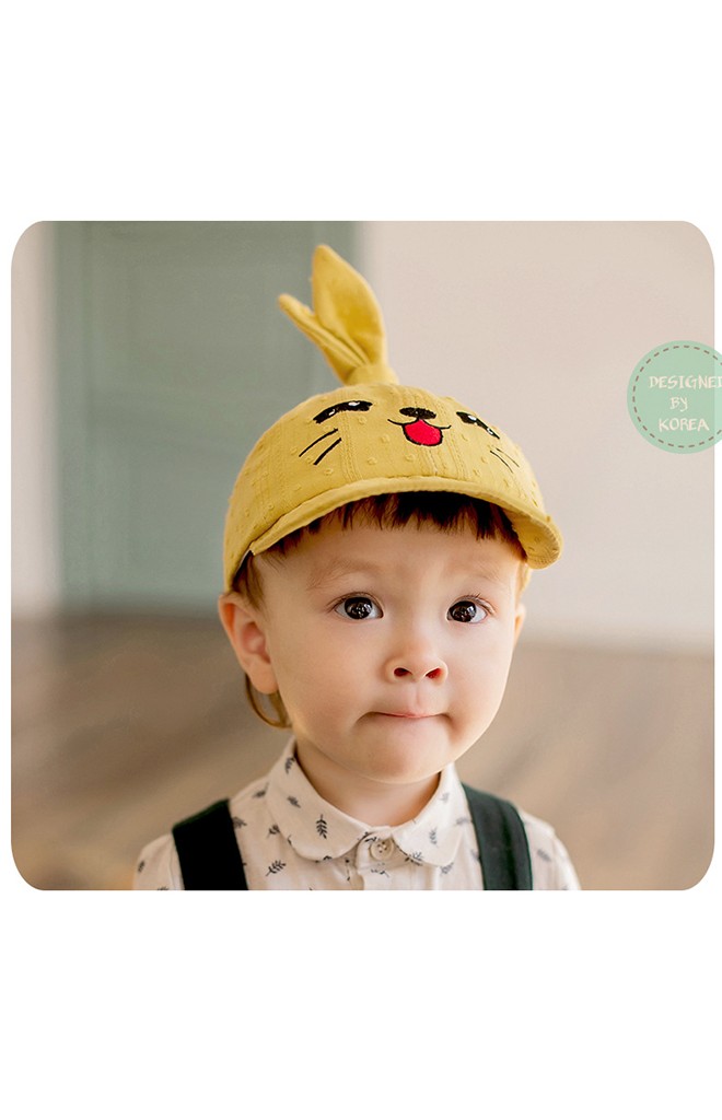 หมวกแก๊ปกระต่ายน้อยหูตั้ง KUKUJI