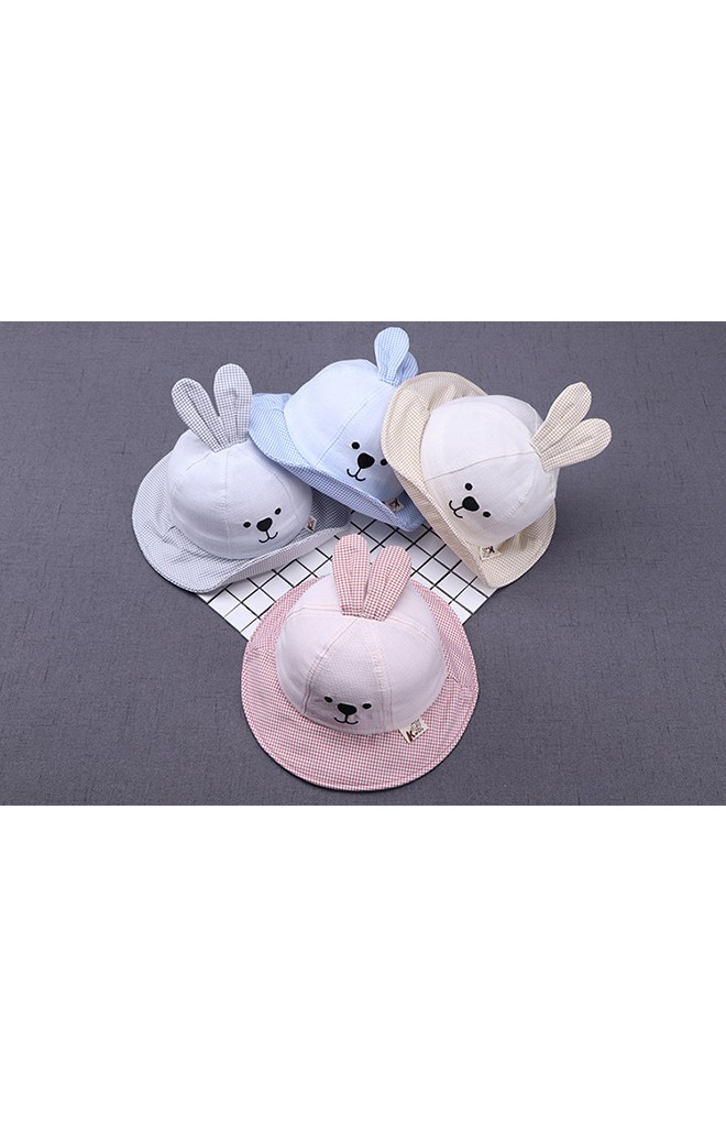 หมวก Bucket กระต่ายน้อยหูตั้ง ปีกหมวกพับได้ KUKUJI