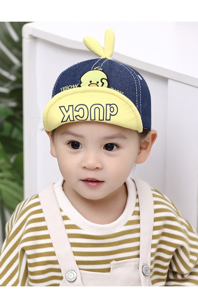 หมวกแก๊ปเป็ดเหลือง ใต้ปีกสีพื้น KUKUJI