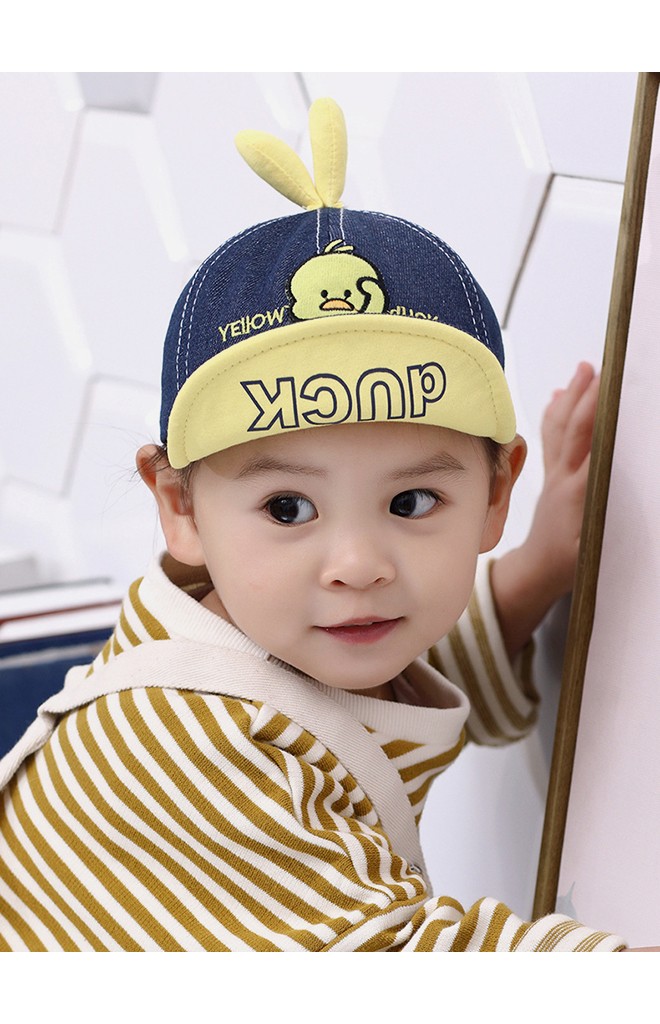 หมวกแก๊ปเป็ดเหลือง ใต้ปีกสีพื้น KUKUJI