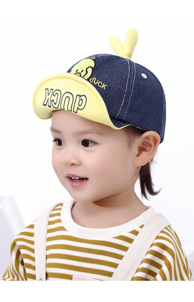 หมวกแก๊ปเป็ดเหลือง ใต้ปีกสีพื้น KUKUJI