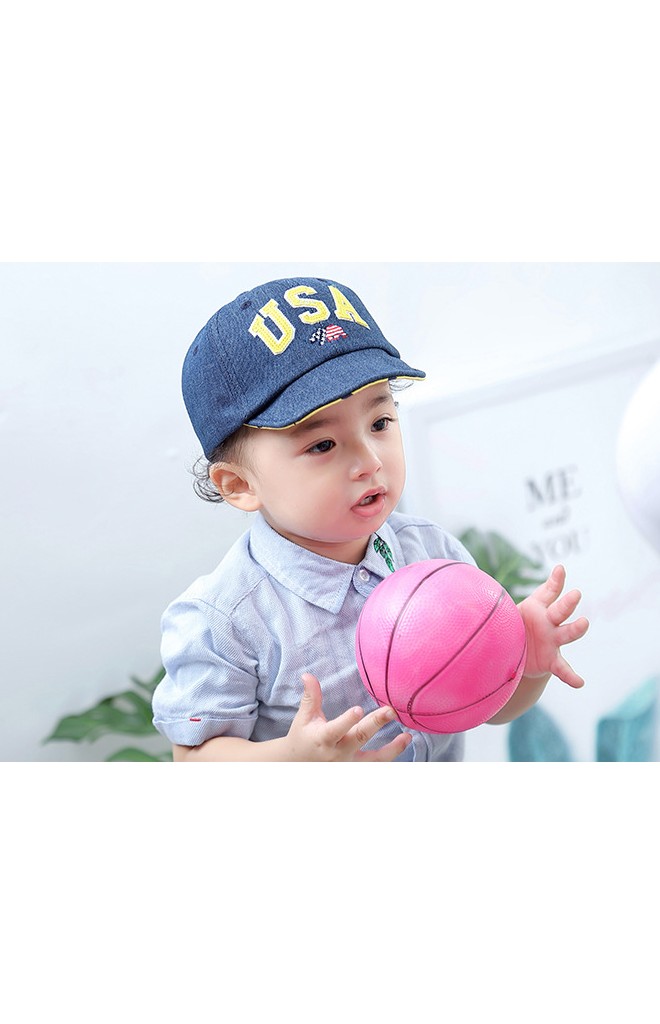 หมวกแก๊ปยีนส์ USA ใต้ปีกหมวกลายดาว